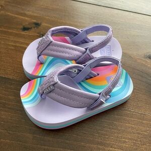 Reef Little Kids Ahi Flip Flops - Candyland Print